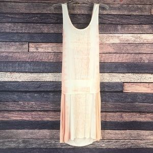 Green dragon summer light pink and white dress